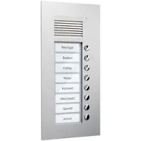 Technisat PUK08/1-EN Poste extérieur audio PUK 8 touches 1 colonne UP (Filaire)