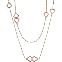 Liebeskind berlin Womens necklace with pendant Mutlti Icon necklace silver 85 cm, (Acier inoxydable)