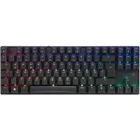 Cherry MX 8,2 TKL - Clavier - rétroéclairé - sans fil - 2,4 GHz, Bluetooth 5,2 - QWERTZ - allemand - Commutateur de touches : MX Brown - noir (G80-3882LXADE-2)