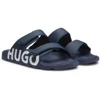 HUGO Evander 10271706 Slides Bleu EU 41 Homme