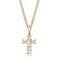 Elli PREMIUM Chaîne 'Kreuz' or