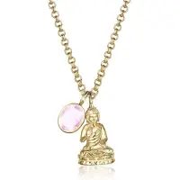 Elli PREMIUM Chaîne 'BUDDHA' or / rose