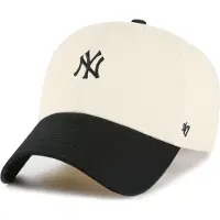 47Brand Mlb New York Yankees Base Runner Tt Clean Up Cap Beige