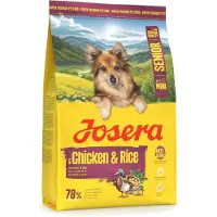 Josera Mini Senior Poulet et Riz aliments sans gluten pour chiens âgés de petite taille 2 x 3 kg