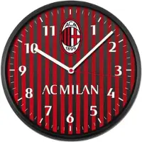 Lowell 00875MI1, Horloge murale, ronde, noire, rouge, ABS (acrylonitrile-butadiène-styrène), plastique ABS