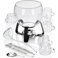 kela Feuerzangenbowle, Set à fondue, Transparent