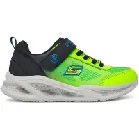 SKECHERS Baskets Meteor-Lights Krendox Garçon Noir