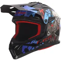 LS2 MX708 Fast II Zombie II Casque de motocross Taille