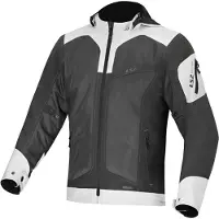 Ls2 Textil Veste de moto textile imperméable LS2 Bolton Air, vert/gris, 3XL