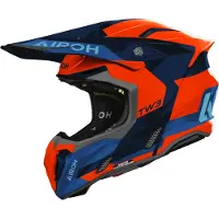 Airoh Twist 3 Fancy Casque De Cross Bleu/Orange L unisex