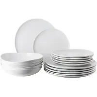 Rosenthal Set 18-tlg./Teller Weiss 10540-800001-28647