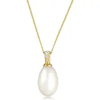 Elli DIAMONDS Chaîne or / blanc