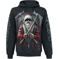 Spiral Sweat-shirt à capuche de - Sleigher - Sweat à capuche - S - M - pour Homme - noir - Taille S