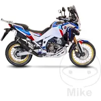 Leo Vince Lv One Evo Black Edition Honda Crf 1100 L Abs 20-26 Homologated Muffler Argenté Homologated