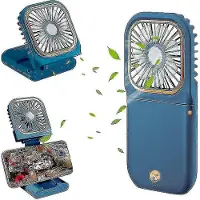 Yunong Ventilateur portatif amélioré, petit ventilateur personnel avec 3 vitesses, ventilateur portable rechargeable pour le cou