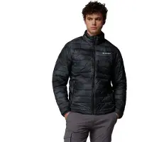 Columbia Powder Lite Ii Printed Jacket Noir XL Homme