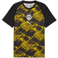 Puma Bvb Borussia Dortmund 25/26 Pre Match Short Sleeve T-shirt Vert L Homme