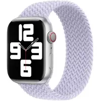 Apple Bracelet Solo tressé pour Watch | 44/45/46/49 mm - Taille 2 - Purple Fog