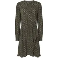 Pepe Jeans pour femme. PL953622 Robe verte Pernicia (XL), Casuel, Viscose, Manche longue