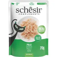 Schesir poulet (gelée) pâtée pour chat (sachets)