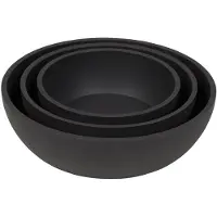 District 70 Gamelle en bambou gris foncé pour chien