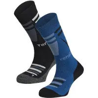 Tenson Core Long Socks 2 Pairs Bleu,Noir EU 37-39