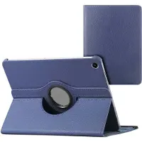 IMoshion Coque tablette rotatif à 360° pour Samsung Galaxy Tab A9 Plus - Bleu foncé