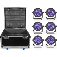 StarTech.com Flightcase pour 6× 18 LED RGBWA+UV PAR Projecteur - Airline Flightcase - Heavy-Duty - Pour PAR étanche - Scène professionnelle & DJ - Résistant aux chocs