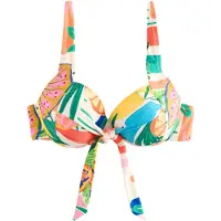 Next Hauts de bikini bleu ciel / jaune / pétrole / orange