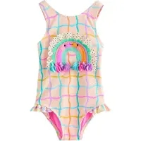 Next Maillot de bain beige / azur / jaune citron / rose