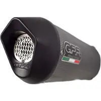 Gpr Exhaust Systems Furore Evo4 Poppy Husqvarna Supermoto 701 21-23 Ref:e5.hu.56.cat.fp4 Homologated Slip On Muffler Argenté Homologated