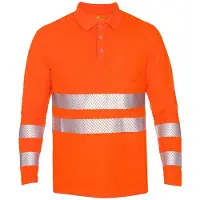 IQ-UV Rash Guard Manches Longues Uv High Visible Polo Kl.2