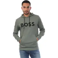 BOSS pour homme. 50551457 Sweatshirt Soody Zone vert (L), Casuel, Coton