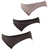 Dim Pockets Ad04c17.dp6 Panties 3 Units Noir 40-42 Femme