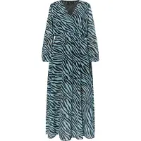 Faina Robe bleu clair / noir
