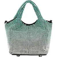FELIPA Sacs à main vert / noir / argent
