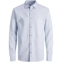 Jack & Jones Chemise 'JWHSummer' bleu / blanc