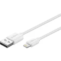 Goobay Câble de charge et de synchronisation USB, blanc, 3 m (3 m, USB 2.0)