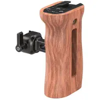 SmallRig 2187C Wooden Side Handle with NATO Clamp (Poignée), Accessoires vidéo, Noir