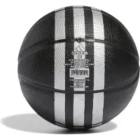 Adidas Basket-ball - Taille 3 - Mini - Noir/Argent - - 3 - Ballons