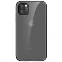 Comma Joy élégante coque anti-choc iPhone 11 Pro Max noir (Apple iPhone 11 Pro Max), Coque pour téléphone portable, Noir