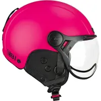 Cgm Casque homologué de ski et de vélo électrique 801A EBI MONO rose fluo mat taille M