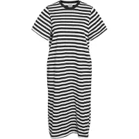 Noisy May Robe courte rayée Femme Noir