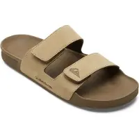 Quiksilver Rivi Nubuck Double Adjust Slides Marron EU 37 Femme