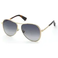 Nina Ricci Lunettes de soleil pour femme SNR407 « Oro rose » brillant 59/12/140