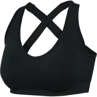 Hummel Hiit Seamless V Shape Padded Sports Top Noir L Femme