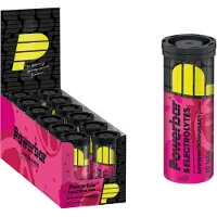 Powerbar 5 Electrolytes Tablets Box Pomegranate&raspberry 40g 12 Units Rouge,Doré