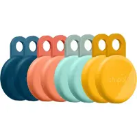 Chipolo LOOP Orange/Blau/Gelb/Minze 8-Pack (Android, iOS), Traceur, Orange, Bleu, Vert, Jaune, Multicolore