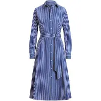 Ralph Lauren Robe-chemise bleu foncé / blanc