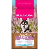 Eukanuba Puppy & Junior L/XL sans céréales au poisson de mer pour chiot